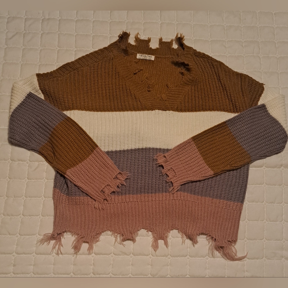 Full circle trends sweater‎ multi color